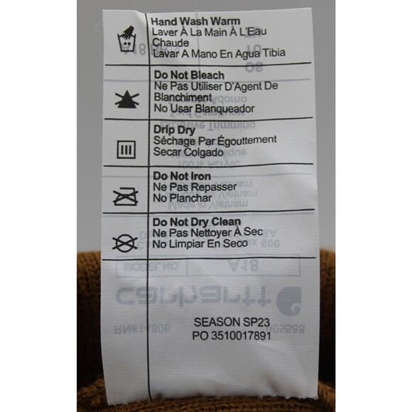 NWT! Carhartt A18 Beanie - BRN - Picture 7 of 9